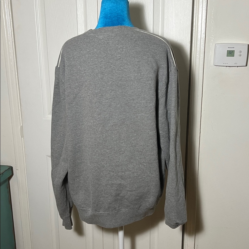 Cotopaxi Gray Crewneck Sweatshirt with Multicolor Stripes Medium - Picture 5 of 7
